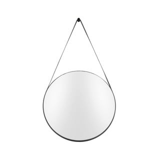 Oglindă de perete PT LIVING Balanced, Ø 47 cm, negru