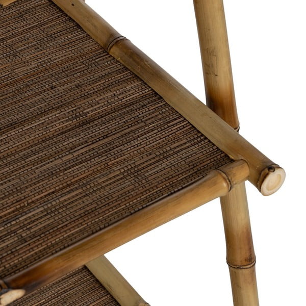 Etajeră în culoare naturală din bambus 48x100x45 cm Manali – Ixia-image-4