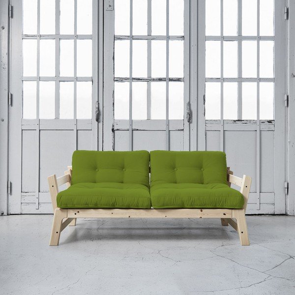 Canapea extensibilă Karup Step Natural/Lime-image-1