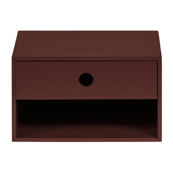 Noptieră burgundy din MDF Nancy – WOOOD-image-2