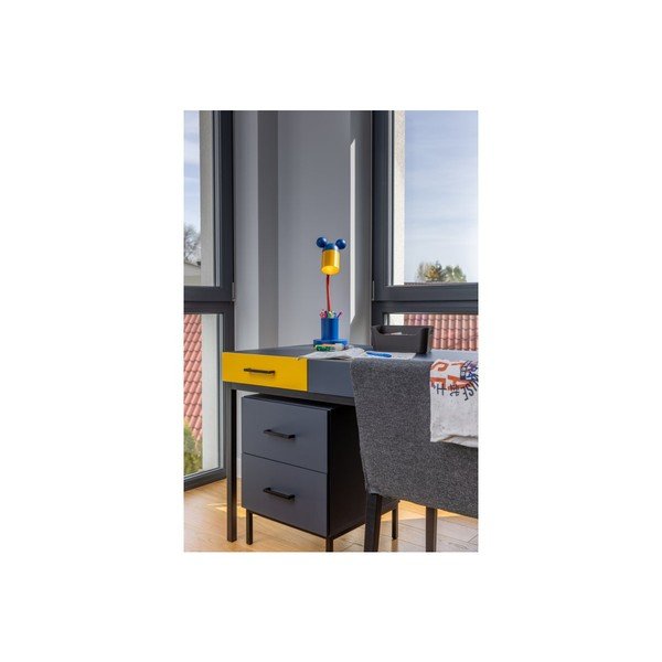 Veioză albastră cu abajur din metal (înălțime 50 cm) Mouse – GTV-image-2