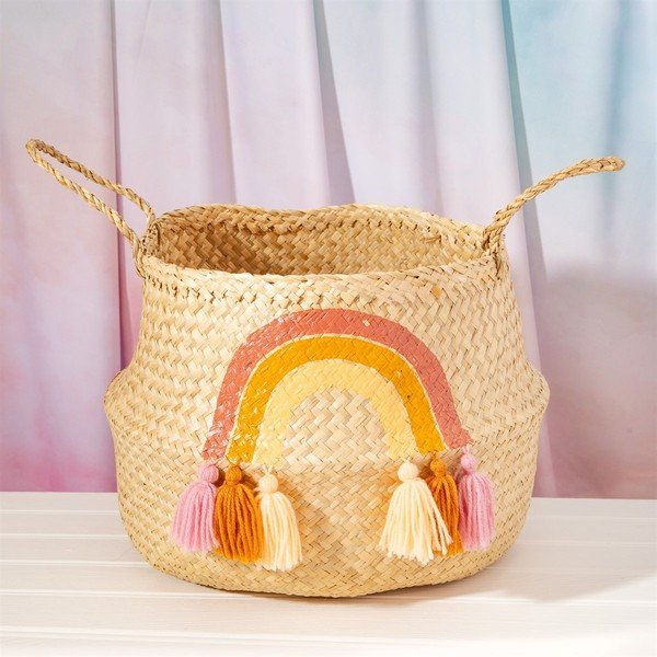 Coș din iarbă de mare Sass & Belle Earth Rainbow, ø 40 cm-image-2