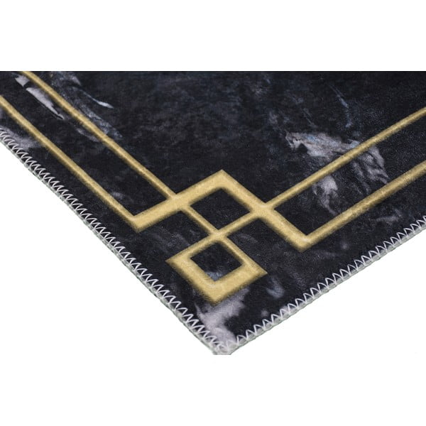 Covor gri închis lavabil 180x120 cm - Vitaus-image-2