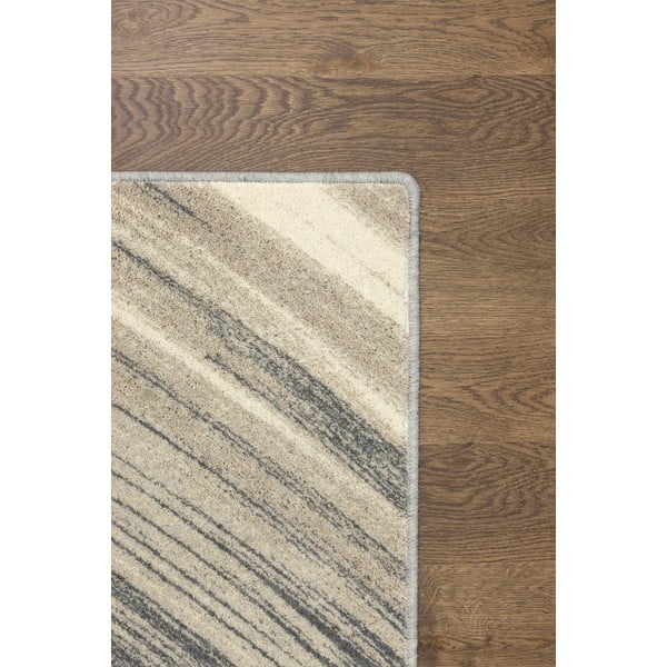 Covor crem din lână 133x180 cm Haze – Agnella-image-3