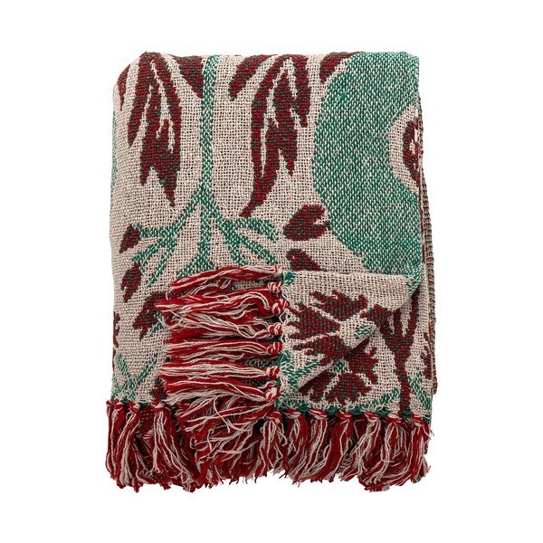 Pătură din bumbac reciclat 130x160 cm Jangal – Bloomingville