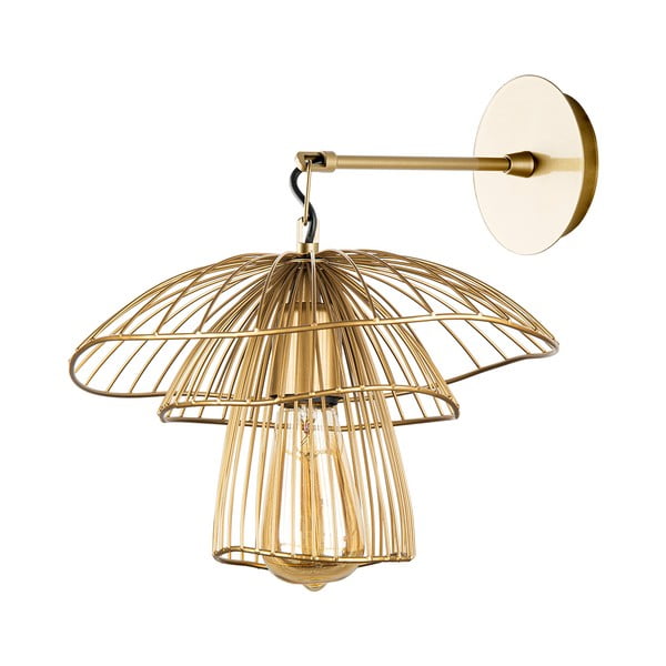 Aplică de perete Squid Lighting Root, înălțime 36 cm, auriu-image-3