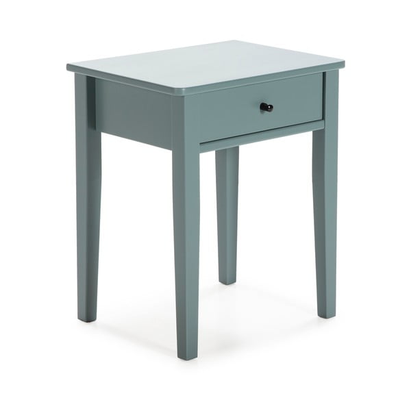 Noptieră în culoarea petrolului din lemn masiv de pin Bart – Marckeric-image-2