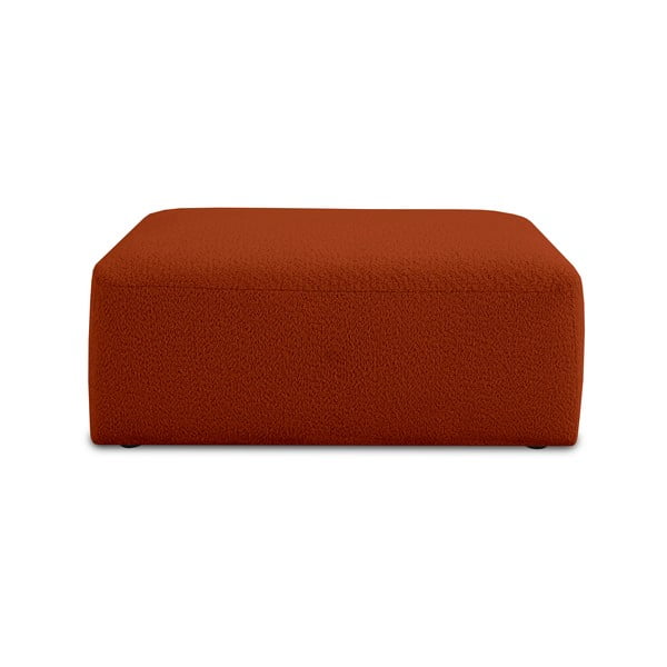 Modul pentru canapea cărămiziu cu tapițerie din stofă bouclé Roxy – Scandic
