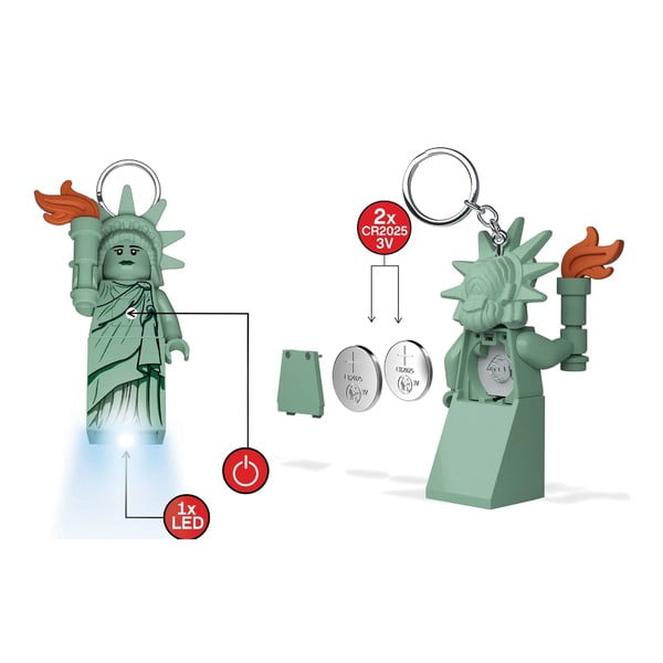 Breloc cu lanternă verde Statue of Liberty – LEGO®-image-2