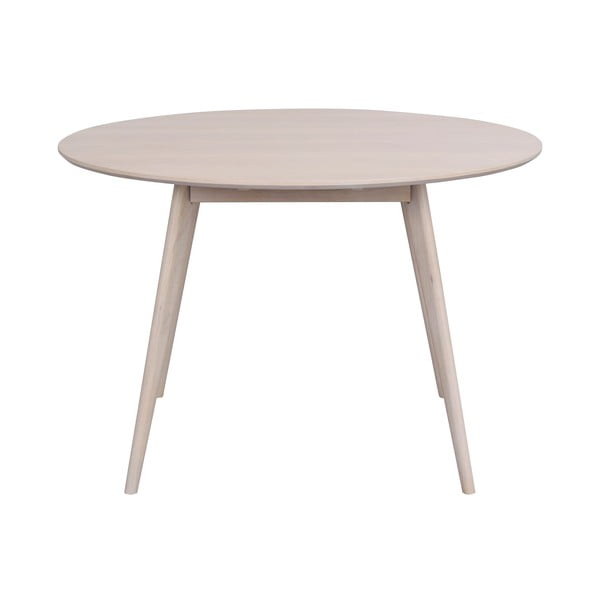 Masă de dining rotundă cu blat cu aspect de lemn de stejar 115x115 cm Yumi - Rowico-image-4