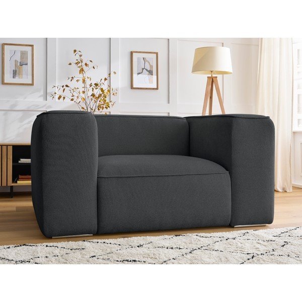 Fotoliu gri închis Zephyr – Bobochic Paris-image-1