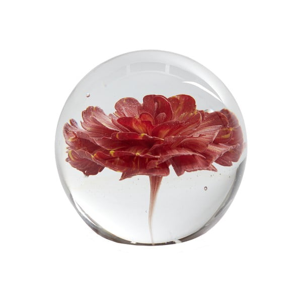 Prespapier din sticlă (înălțime 8 cm) Flower – Light & Living