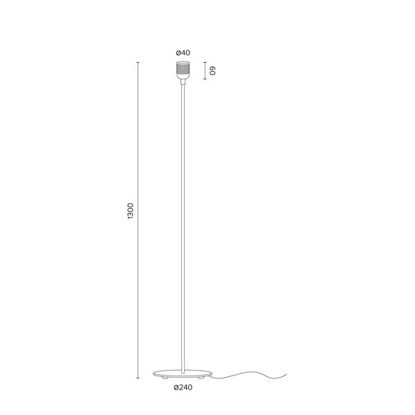 Lampadar Sotto Luce Uno, alb-image-2