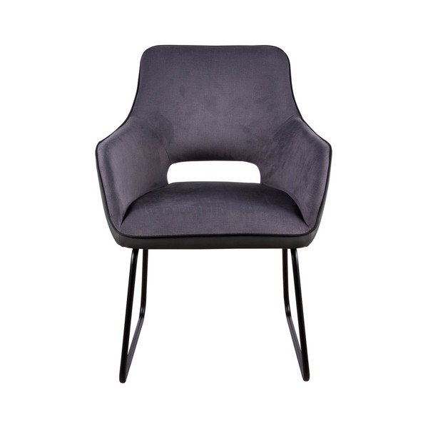 Scaun Sømcasa Delia, gri închis-image-2