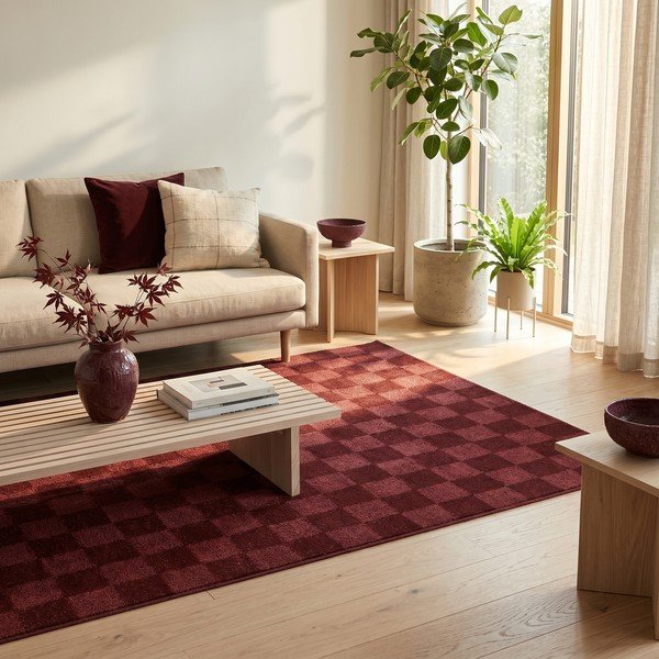 Covor burgundy 160x230 cm Mosaic – ESTE-image-1