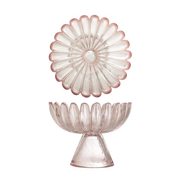 Bol mic roz deschis pentru servire din sticlă 220 ml Nalu – Bloomingville-image-4