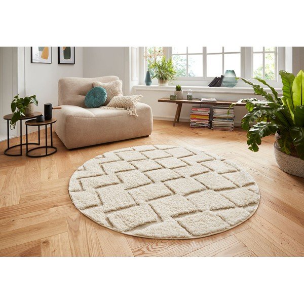 Covor Mint Rugs Handira, ⌀ 160 cm, crem-image-3