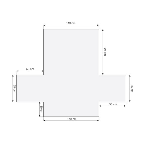 Husă turcoaz de protecție pentru canapea cu 2 locuri Lounge – douceur d'intérieur-image-3