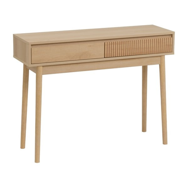 Masă consolă în culoare naturală 30x100 cm Iona – Casa Selección