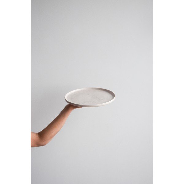 Farfurie mare din gresie ÅOOMI Dust, ø 27,5 cm, roz deschis-image-2