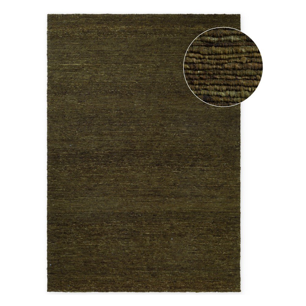 Covor verde închis țesut manual din lână 80x150 cm Bexley Woolwich – Ted Baker