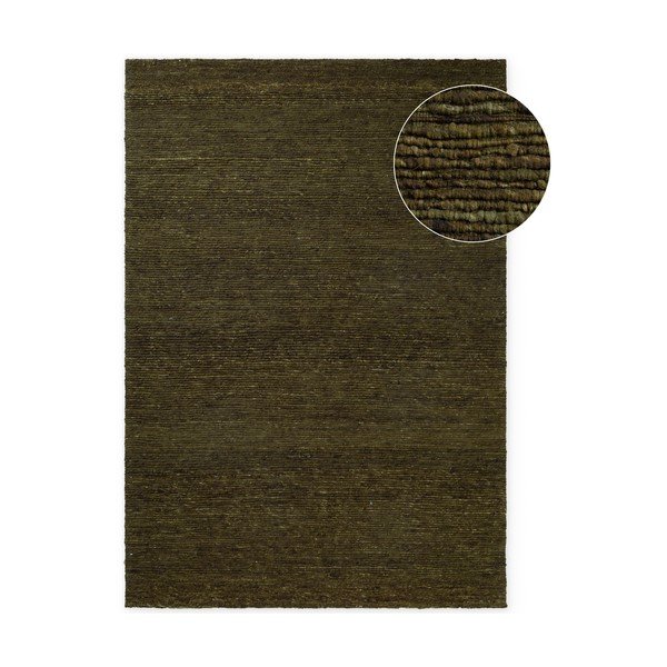 Covor verde închis țesut manual din lână 160x230 cm Bexley Woolwich – Ted Baker