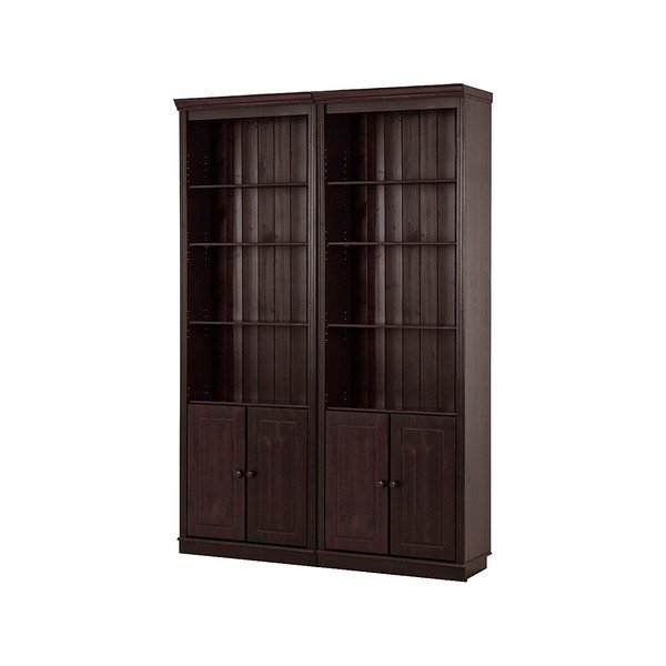 Bibliotecă maro din lemn de pin 148x223 cm Anita – Støraa-image-2