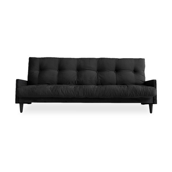 Canapea variabilă Karup Design Indie Black/Dark Grey, gri închis