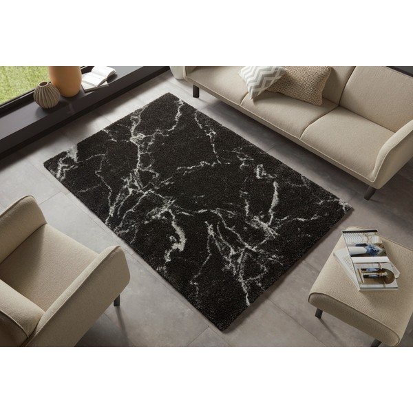 Covor Mint Rugs Nomadic Mayrin, 80 x 150 cm, negru-image-1