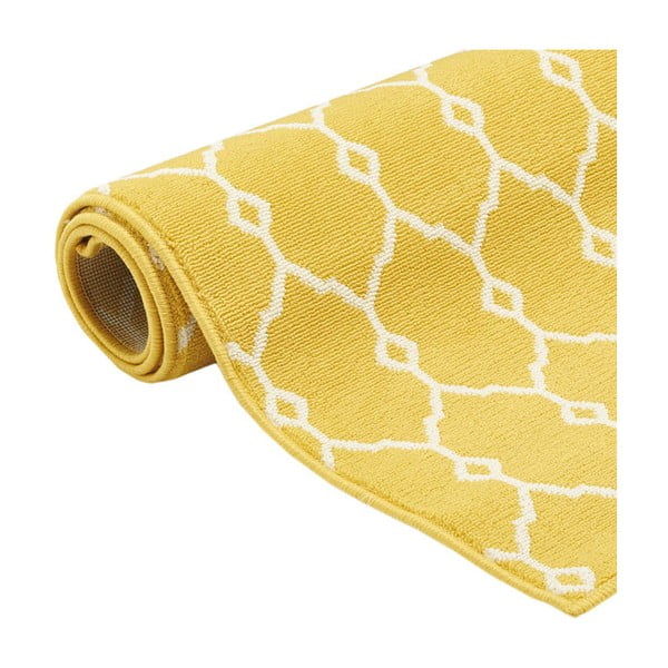 Covor adecvat pentru exterior Floorita Trellis, 133 x 190 cm, galben-image-2