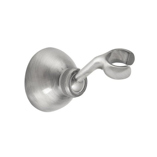 Suport pentru capul de duș argintiu mat din alamă ø 6,5 cm – Sapho