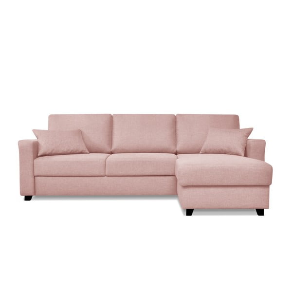 Canapea extensibilă Cosmopolitan design Monaco, roz
