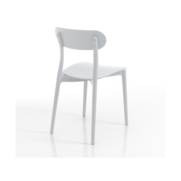 Scaun de grădină alb din plastic Stoccolma - Tomasucci-image-2