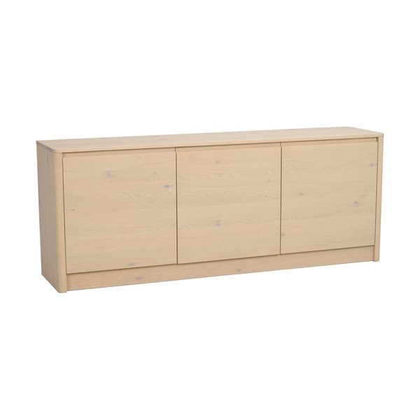 Comodă în culoare naturală deschisă cu aspect de lemn de stejar 180x70x40 cm Melstone – Rowico