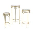 Set 3 măsuțe Mauro Ferretti Lorenzo, auriu