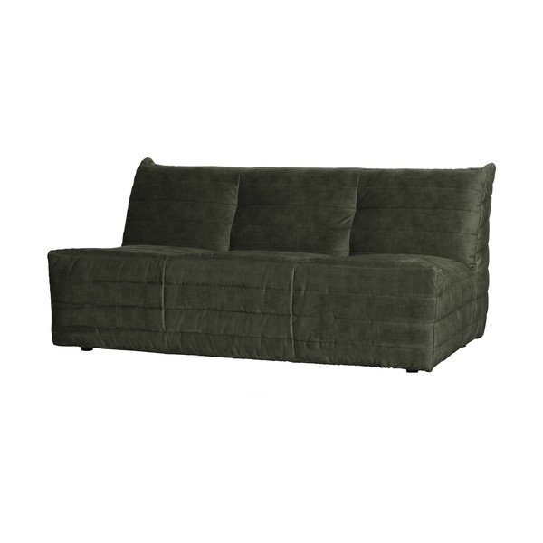 Canapea verde cu tapițerie din catifea 160 cm Bag – WOOOD-image-2
