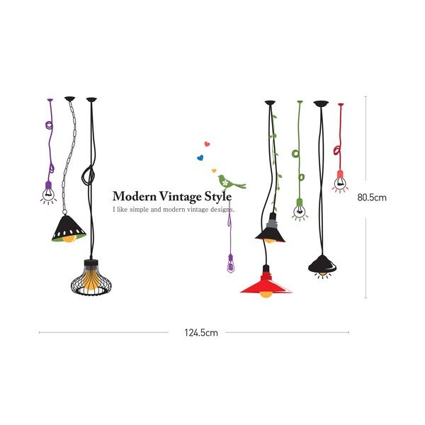 Autocolant Ambiance Colored Lamps-image-2