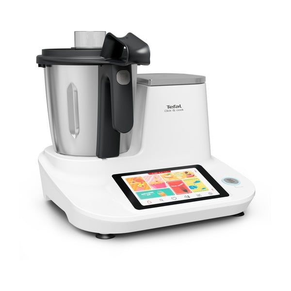 Robot de bucătărie alb/argintiu Click and Cook – Tefal