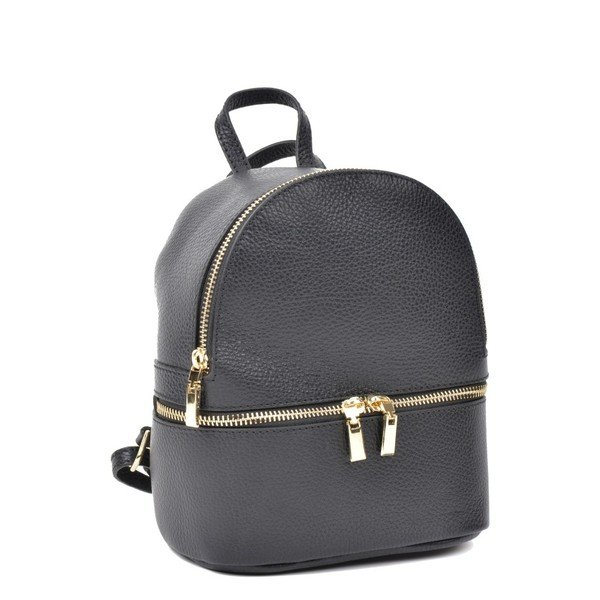 Rucsac din piele Renata Corsi Suelo, negru-image-1