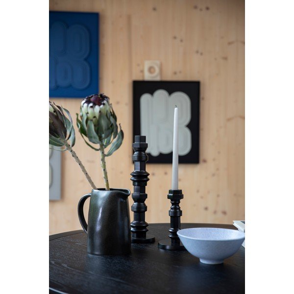 Masă de dining rotundă cu aspect de lemn de frasin ø 128 cm Storm – Zuiver-image-2