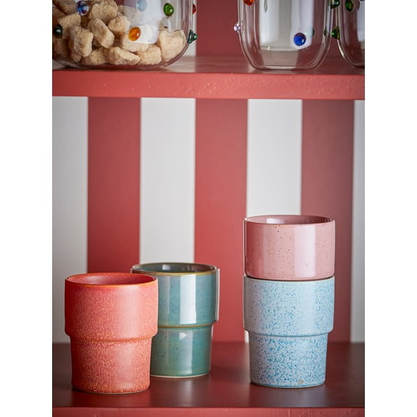 Cești 4 buc. pentru espresso din gresie 150 ml Ewan – Bloomingville-image-2