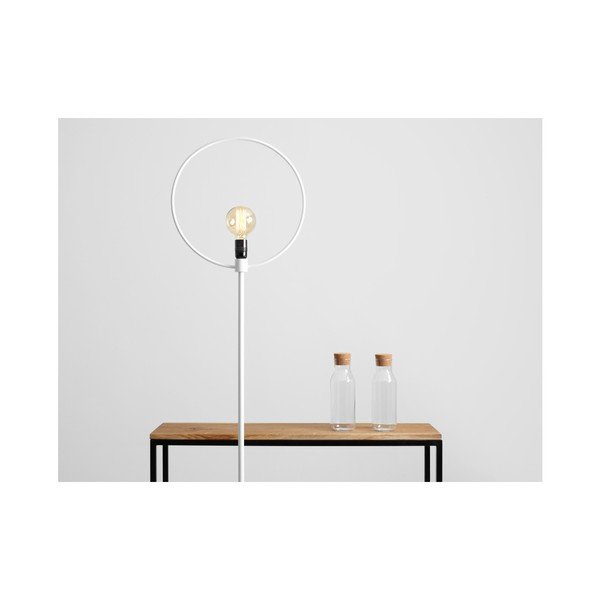 Lampadar Custom Form Bullet, alb-image-3