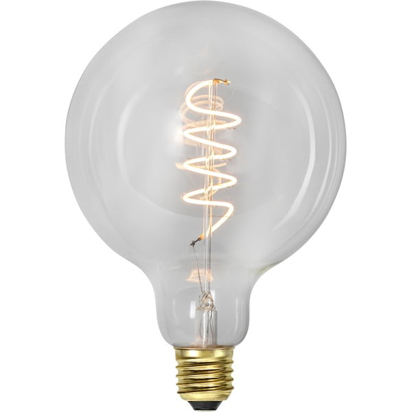 Bec LED/cu filament E27, cu lumină caldă și intensitate reglabilă 4 W Spiral Filament – Star Trading-image-3