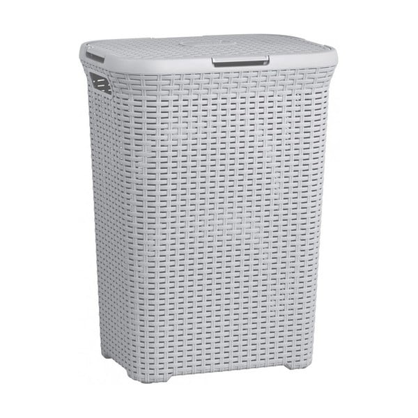 Coș de rufe Curver Hamper, 60 l, gri deschis