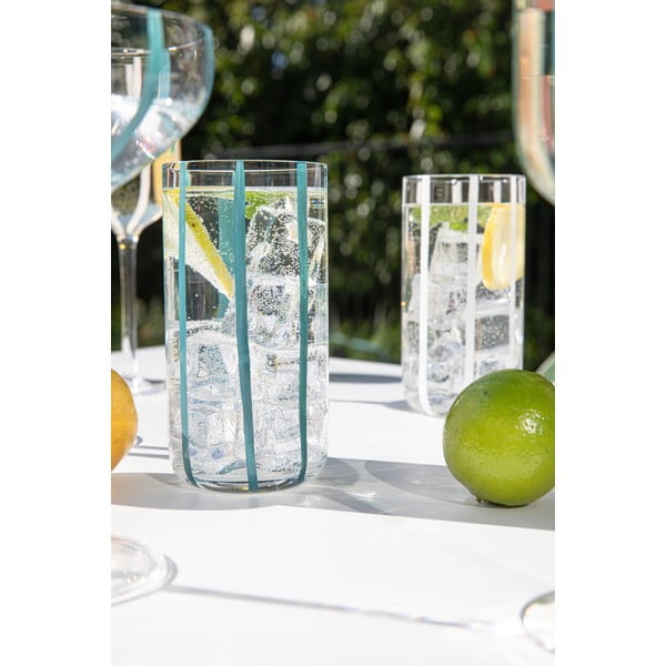 Pahare 4 buc. 450 ml Stripe – Ladelle-image-4