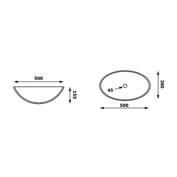 Chiuvetă din sticlă 50x36 cm Purus – Sapho-image-4