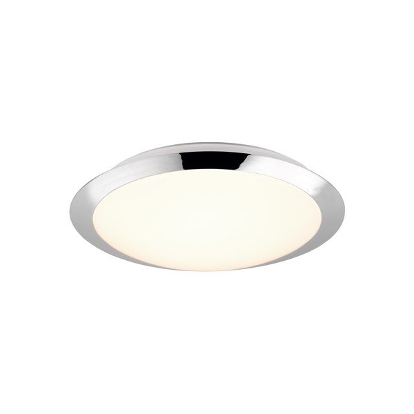 Plafonieră argintiu-lucios LED ø 29 cm Umberto – Trio-image-1