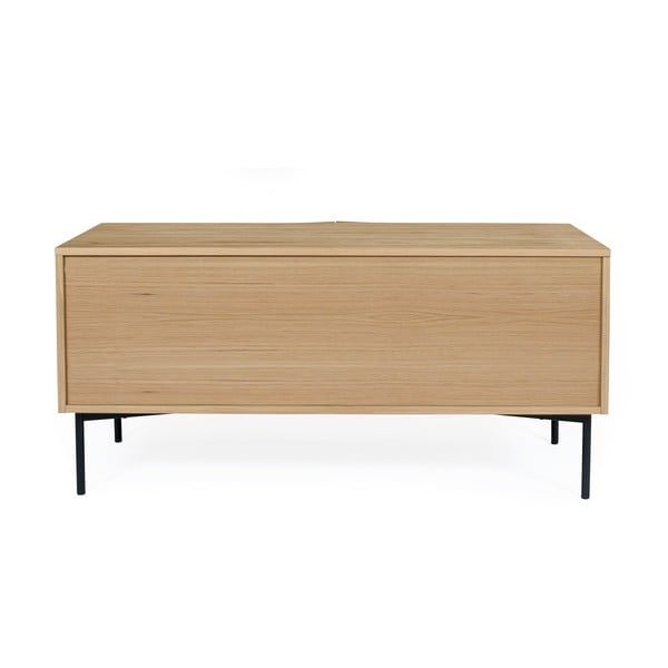 Comodă în decor de lemn de stejar Woodman Flop, 65 x 120 cm, maro-image-3