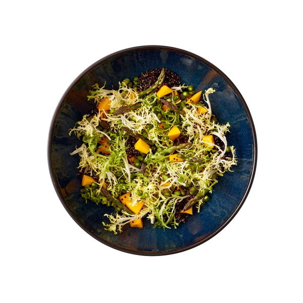 Bol negru/albastru din gresie ø 30 cm Gastro Dark Blue/Black – Bitz-image-4