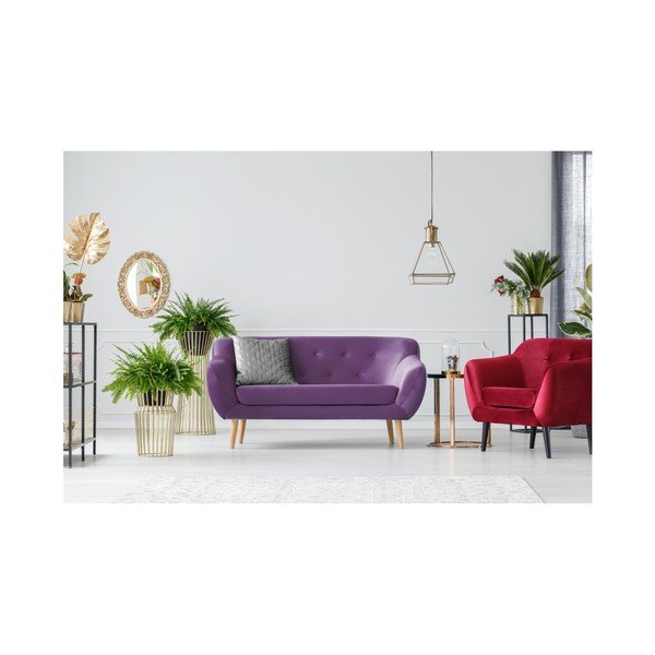 Canapea cu 2 locuri Mazzini Sofas AMELIE, mov-image-2